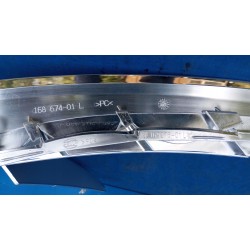 168674-01L AUDI A6 C6 III LEWY ODBŁYŚNIK KLOSZ LISTWA LAMPY PRZÓD