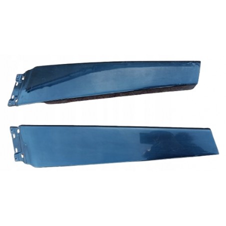 AUDI A8 D3 LISTWA SŁUPKA DRZWI LEWY PRAWY PRZÓD KOMPLET OSŁONY