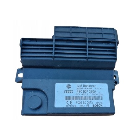 4E0910280A MODUŁ STEROWNIK KOMFORTU NAPIĘCIA STEROWANIA MOCY AUDI A8 D3