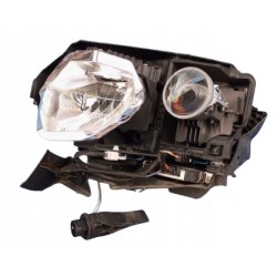 PRZETWORNICA LED NISSAN QASHQAI J11 OBUDOWA LAMPY LEWY PRZÓD SOCZEWKA