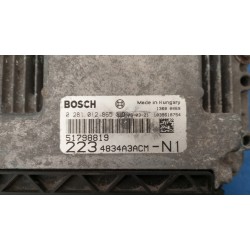 2234834A3ACM FIAT DOBLO I 2005 1.9 STEROWNIK KOMPUTER SILNIKA 51798819