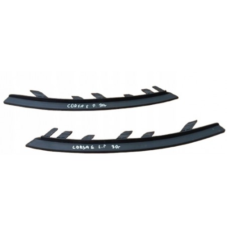 SPOILER LISTWA ZDERZAKA LEWY + PRAWY PRZÓD 13432004 13432003 OPEL CORSA E