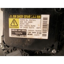 LAMPA PRAWY PRZÓD REFLEKTOR XENON EU TOYOTA AVENSIS T25 LIFT 2006-