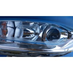 LAMPA LEWY PRZÓD REFLEKTOR EU C1BB-13W030-CG FORD FIESTA MK7 LIFT SOCZEWKA