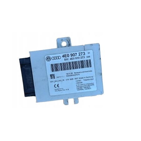 AUDI A8 D3 4E0907273 MODUŁ STEROWNIK CIŚNIENIA KÓŁ OPON 4E0910273