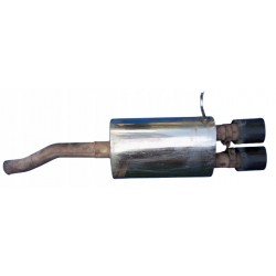 BMW 3 E36 318i 1.8 CABRIO TŁUMIK ŚRODKOWY KOŃCOWY CARBON