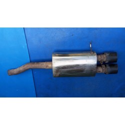 BMW 3 E36 318i 1.8 CABRIO TŁUMIK ŚRODKOWY KOŃCOWY CARBON