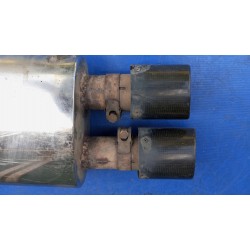 BMW 3 E36 318i 1.8 CABRIO TŁUMIK ŚRODKOWY KOŃCOWY CARBON