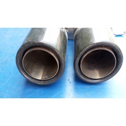 BMW 3 E36 318i 1.8 CABRIO TŁUMIK ŚRODKOWY KOŃCOWY CARBON