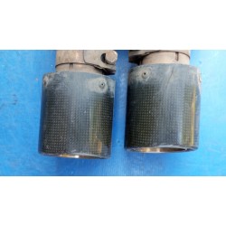 BMW 3 E36 318i 1.8 CABRIO TŁUMIK ŚRODKOWY KOŃCOWY CARBON