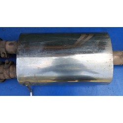 BMW 3 E36 318i 1.8 CABRIO TŁUMIK ŚRODKOWY KOŃCOWY CARBON