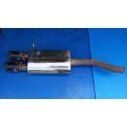 BMW 3 E36 318i 1.8 CABRIO TŁUMIK ŚRODKOWY KOŃCOWY CARBON