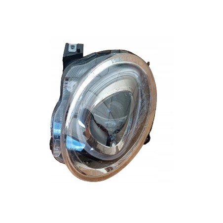 LAMPA LEWY PRZÓD EU FIAT 500 LIFT SOCZEWKA