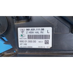 LAMPA LEWY PRZÓD EUROPA XENON PORSCHE CAYMAN BOXTER 981 98163111