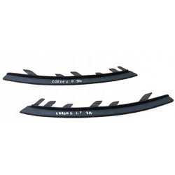 SPOILER LISTWA ZDERZAKA LEWY + PRAWY PRZÓD 13432004 13432003 OPEL CORSA E