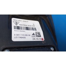 992941059F LAMPA LEWY PRZÓD EU PORSCHE 992 911 FULL LED MATRIX 2019