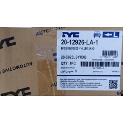 LAMPA KLOSZ SZKŁO LEWY PRZÓD LAMPY BMW 5 E60 E61 2003-2007 20-12926-LA-1