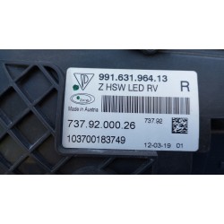 LAMPA PRAWY PRZÓD REFLEKTOR FULL LED 991631964 PORSCHE CARRERA 911 991