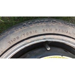 Felga stalowa Koło zapasowe VW Passat B3 GOLF III 14" ET 45 357801025D