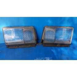 RAMKA SZKŁO WKŁAD LAMPA LEWY PRAWY PRZÓD KLOSZ KPL MERCEDES W124 E KLASA