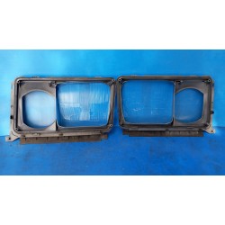 RAMKA SZKŁO WKŁAD LAMPA LEWY PRAWY PRZÓD KLOSZ KPL MERCEDES W124 E KLASA