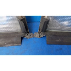 RAMKA SZKŁO WKŁAD LAMPA LEWY PRAWY PRZÓD KLOSZ KPL MERCEDES W124 E KLASA