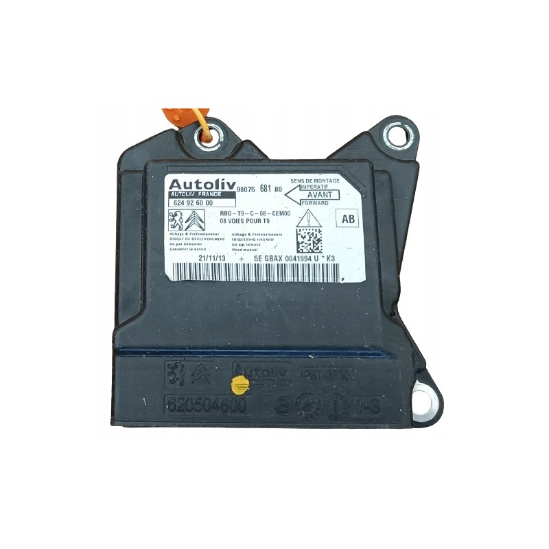 MODUŁ SENSOR AIRBAG PEUGEOT 308 624926000 620504800