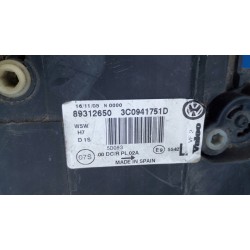 PUSZKA SOCZEWKA LAMPA LEWY PRZÓD XENON EU 3C0941751D VW PASSAT B6 SKRĘTNY