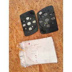 BMW X5 E53 WKŁAD LUSTERKA LEWY FOTOCHROM ŁADNE KOMPLET