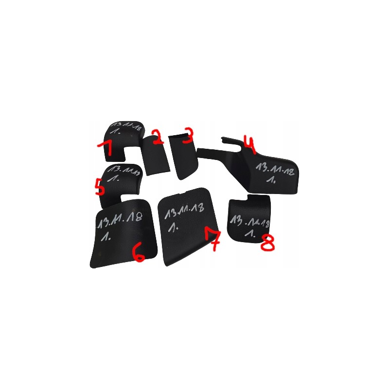 ZAŚLEPKI OSŁONY LISTWY MAZDA 6