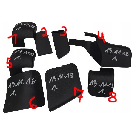 ZAŚLEPKI OSŁONY LISTWY MAZDA 6