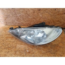 LAMPA LEWY PRZÓD EU REFLEKTOR 9628666880 PEUGEOT 206 LIFT